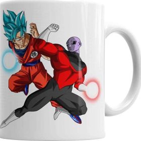 Baskı Dükkanı KB3761 Goku Ve Jiren Porselen Kupa Bardak