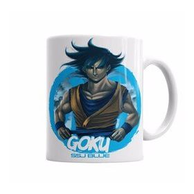 Baskı Dükkanı KB3764 Goku Ssj Blue Porselen Kupa Bardak