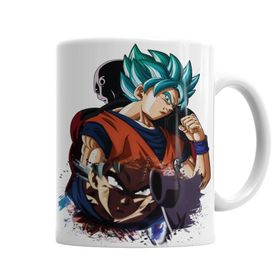 Baskı Dükkanı KB3771 Goku E Jiren Universe Tournament Porselen Kupa Bardak