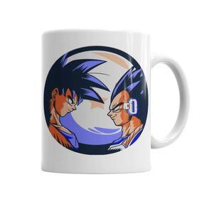 Baskı Dükkanı KB3772 Goku Ile Vegeta Porselen Kupa Bardak