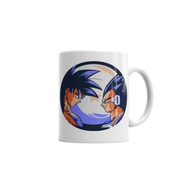 Baskı Dükkanı KB3772 Goku Ile Vegeta Porselen Kupa Bardak