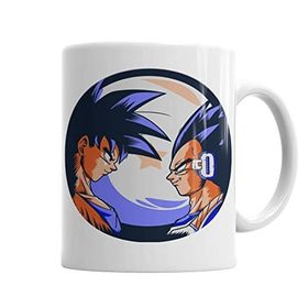 Baskı Dükkanı KB3772 Goku Ile Vegeta Porselen Kupa Bardak