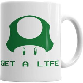 Baskı Dükkanı KB3785 Get A Life Porselen Kupa Bardak