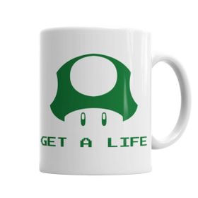 Baskı Dükkanı KB3785 Get A Life Porselen Kupa Bardak