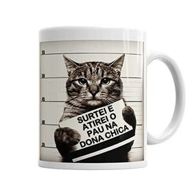 Baskı Dükkanı KB3788 Gato Bad Cat Kedi Porselen Kupa Bardak