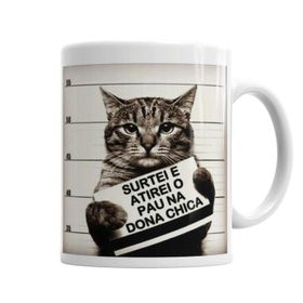 Baskı Dükkanı KB3788 Gato Bad Cat Kedi Porselen Kupa Bardak
