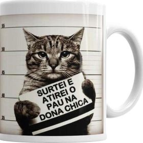 Baskı Dükkanı KB3788 Gato Bad Cat Kedi Porselen Kupa Bardak