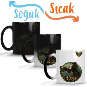 Baskı Dükkanı KB3791 Gangplank Lol League Of Legends Porselen Kupa Bardak