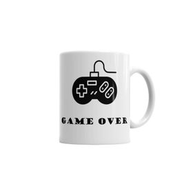 Baskı Dükkanı KB3796 Gamer Game Over Porselen Kupa Bardak