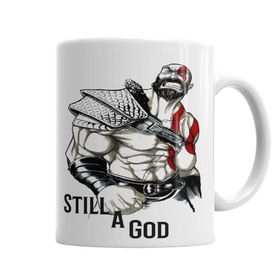 Baskı Dükkanı KB3841 Kratos Still A God Porselen Kupa Bardak