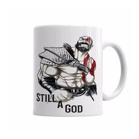 Baskı Dükkanı KB3841 Kratos Still A God Porselen Kupa Bardak