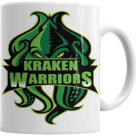Baskı Dükkanı KB3845 Kraken Warriors Porselen Kupa Bardak