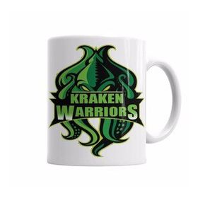 Baskı Dükkanı KB3845 Kraken Warriors Porselen Kupa Bardak