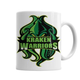 Baskı Dükkanı KB3845 Kraken Warriors Porselen Kupa Bardak