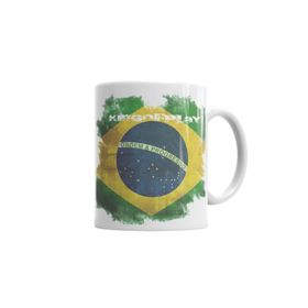 Baskı Dükkanı KB3851 Kp Brazil Porselen Kupa Bardak