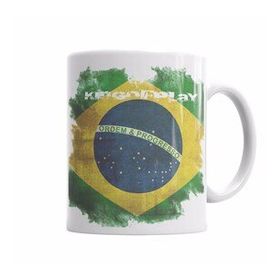 Baskı Dükkanı KB3851 Kp Brazil Porselen Kupa Bardak