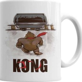 Baskı Dükkanı KB3852 Kong Porselen Kupa Bardak