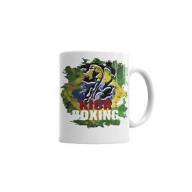 Baskı Dükkanı KB3856 Kick Boxing Porselen Kupa Bardak