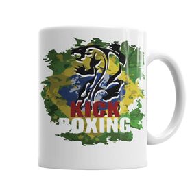 Baskı Dükkanı KB3856 Kick Boxing Porselen Kupa Bardak