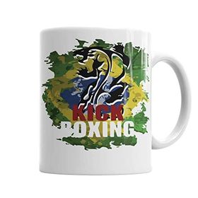 Baskı Dükkanı KB3856 Kick Boxing Porselen Kupa Bardak