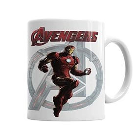 Baskı Dükkanı KB3896 Iron Man Avengers Porselen Kupa Bardak