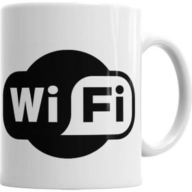 Baskı Dükkanı KB3898 Internet Wi Fi Porselen Kupa Bardak