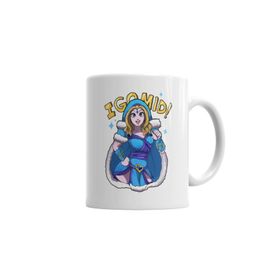 Baskı Dükkanı KB390 Dota 2 World Of Warcraft Crystal Maiden Porselen Kupa Bardak