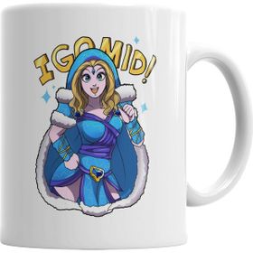 Baskı Dükkanı KB390 Dota 2 World Of Warcraft Crystal Maiden Porselen Kupa Bardak