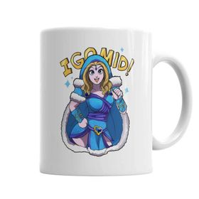 Baskı Dükkanı KB390 Dota 2 World Of Warcraft Crystal Maiden Porselen Kupa Bardak
