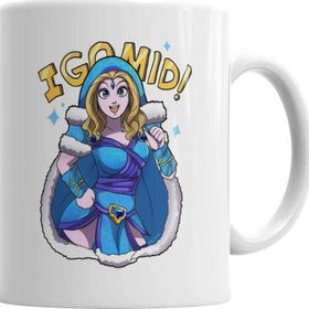 Baskı Dükkanı KB390 Dota 2 World Of Warcraft Crystal Maiden Porselen Kupa Bardak