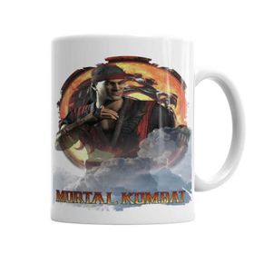 Baskı Dükkanı KB3904 Mortal Kombat Liu Kang Game Porselen Kupa Bardak