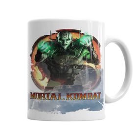 Baskı Dükkanı KB3905 Mortal Kombat X Quan Chi Game Porselen Kupa Bardak