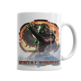 Baskı Dükkanı KB3909 Mortal Kombat 3 Ermac Game Porselen Kupa Bardak