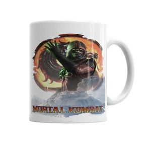 Baskı Dükkanı KB3909 Mortal Kombat 3 Ermac Game Porselen Kupa Bardak