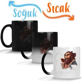 Baskı Dükkanı KB391 Dota 2 Admiral Kunkkaa Porselen Kupa Bardak