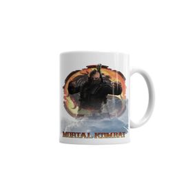 Baskı Dükkanı KB3910 Mortal Kombat Apocalypse Game Porselen Kupa Bardak