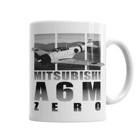 Baskı Dükkanı KB3918 Mitsubishi A6m Zero Porselen Kupa Bardak