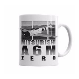Baskı Dükkanı KB3918 Mitsubishi A6m Zero Porselen Kupa Bardak