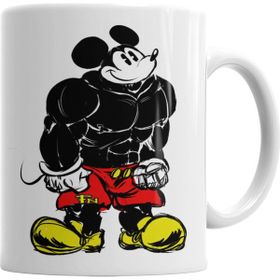 Baskı Dükkanı KB3925 Miki Fare Mickey Fitness Porselen Kupa Bardak