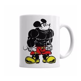 Baskı Dükkanı KB3925 Miki Fare Mickey Fitness Porselen Kupa Bardak