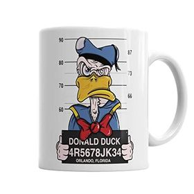 Baskı Dükkanı KB393 Donald Duck Porselen Kupa Bardak