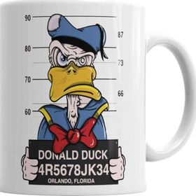 Baskı Dükkanı KB393 Donald Duck Porselen Kupa Bardak