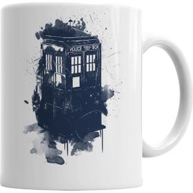 Baskı Dükkanı KB394 Doctor Whotardis Splash Style Porselen Kupa Bardak