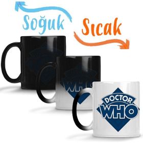 Baskı Dükkanı KB394 Doctor Whotardis Splash Style Porselen Kupa Bardak