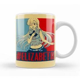 Baskı Dükkanı KB3948 Meliodas E Elizabeth Porselen Kupa Bardak