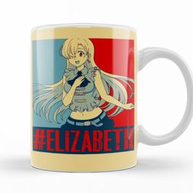 Baskı Dükkanı KB3948 Meliodas E Elizabeth Porselen Kupa Bardak