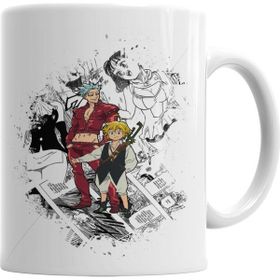 Baskı Dükkanı KB3949 Meliodas E Ben Porselen Kupa Bardak
