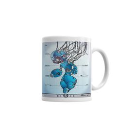 Baskı Dükkanı KB3950 Megaman Porselen Kupa Bardak