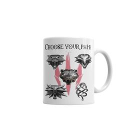 Baskı Dükkanı KB3952 Medalhas Das Escolas The Witcher Porselen Kupa Bardak