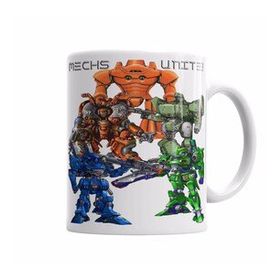 Baskı Dükkanı KB3954 Mechs Unite Porselen Kupa Bardak